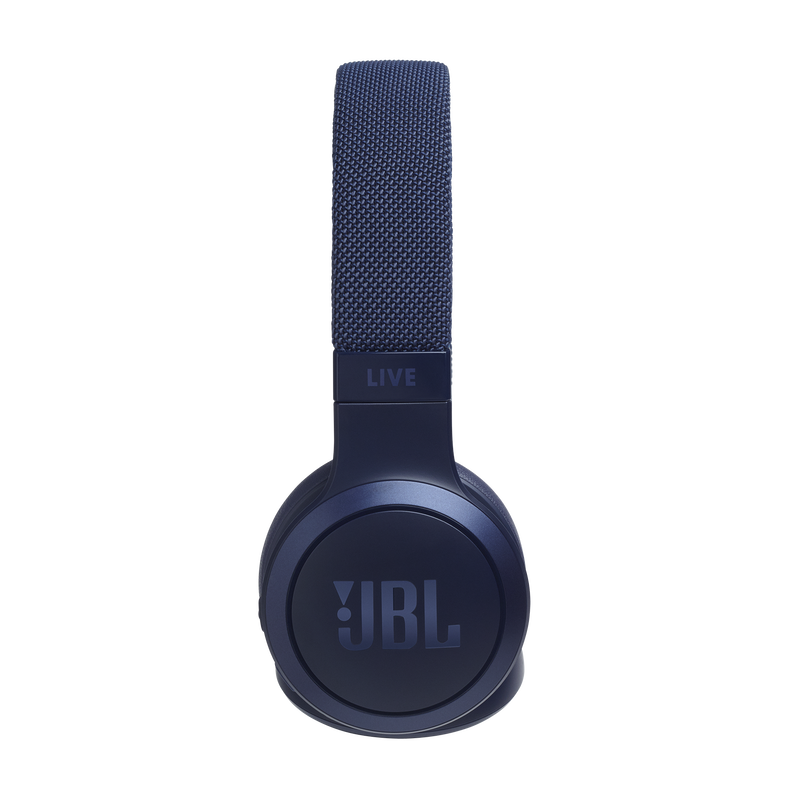 JBL LIVE 400BT - Blue - Your Sound, Unplugged - Detailshot 1 image number null